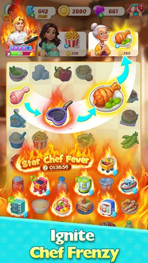 Foodstars: Merge & Cook screenshot 19