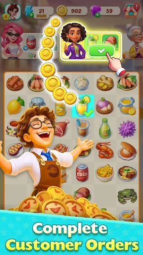 Foodstars: Merge & Cook screenshot 20