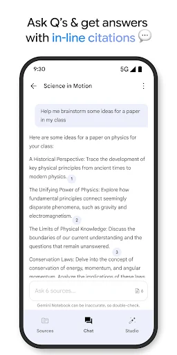 Gemini Notebook screenshot 3
