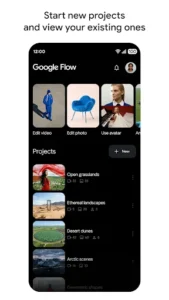 Google Flow screenshot 1