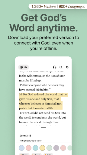 Holy Bible Offline NIV KJV App screenshot 2