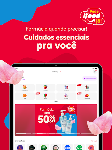 iFood comida e mercado em casa screenshot 11