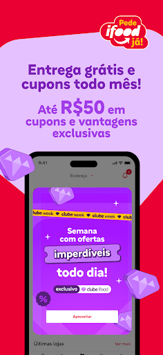 iFood comida e mercado em casa screenshot 6