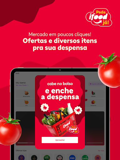 iFood comida e mercado em casa screenshot 9