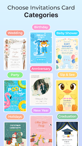Invitation Maker: Cards & RSVP screenshot 1