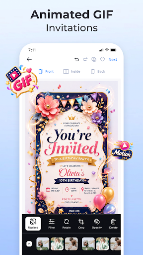 Invitation Maker: Cards & RSVP screenshot 4