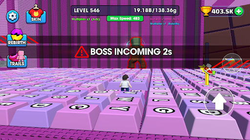 Keyboard Escape: Speed Parkour screenshot 20