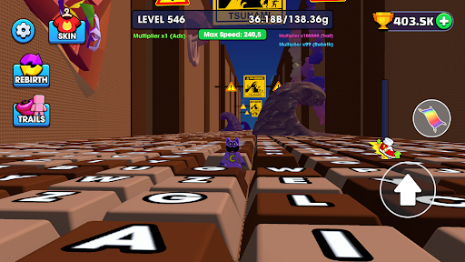 Keyboard Escape: Speed Parkour screenshot 23