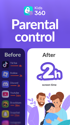 Kids360: Parental Control App screenshot 1