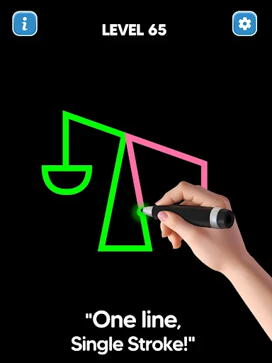 Line Drawing: No Lift Puzzle screenshot 12