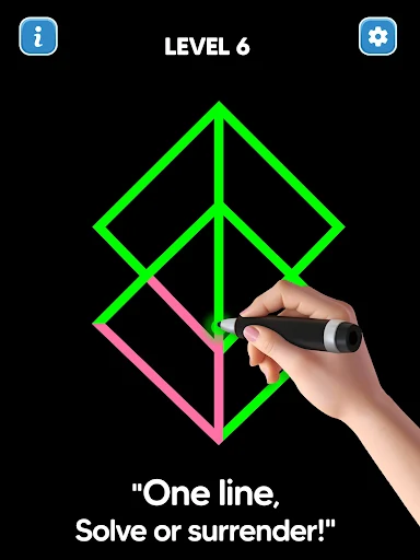 Line Drawing: No Lift Puzzle screenshot 13