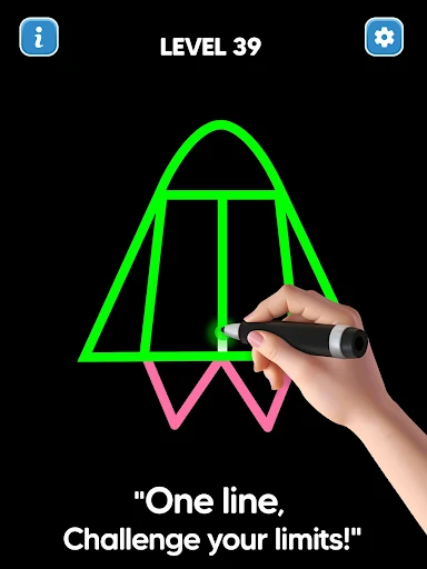 Line Drawing: No Lift Puzzle screenshot 16
