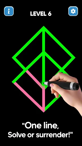 Line Drawing: No Lift Puzzle screenshot 5