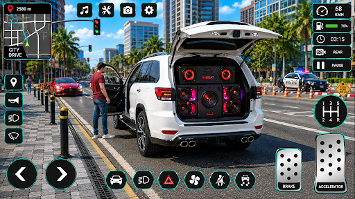 Modern Car Advance Driving 3D screenshot 4