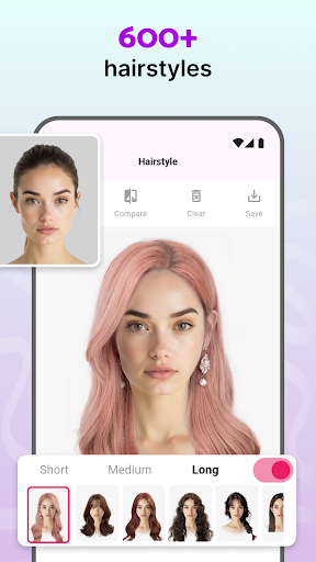 Modiface Haircut：Hair Makeover screenshot 18