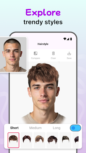Modiface Haircut：Hair Makeover screenshot 19