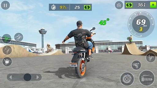 Moto Bike Stunt Wheelie Game screenshot 17