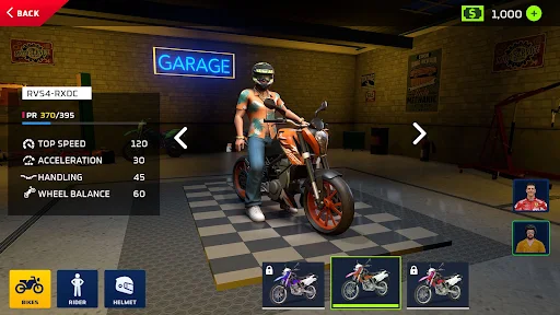 Moto Bike Stunt Wheelie Game screenshot 4