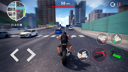 Motorcycle Real Simulator screenshot 1