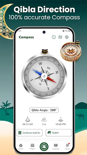 Muslim Prayer - Qibla Compass screenshot 2