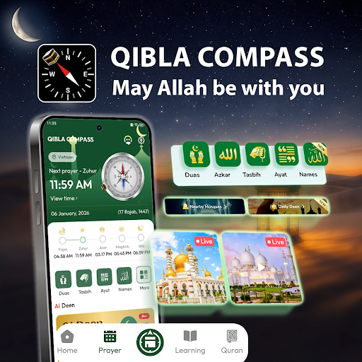 Muslim Prayer - Qibla Compass screenshot 9