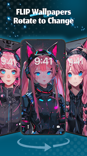 Neon Love Theme screenshot 8