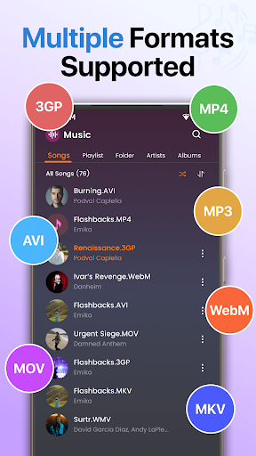 Offline Music Player Play Song screenshot 2