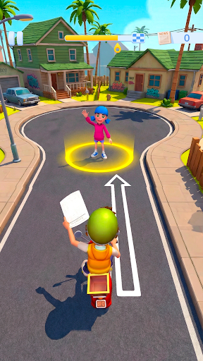Paper Boy Race: Running game screenshot 8