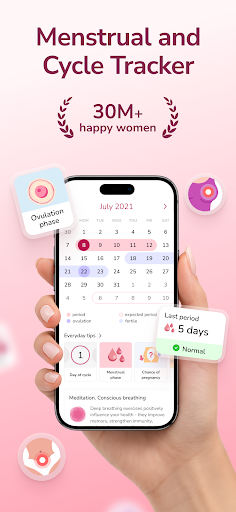 Period Tracker and Calendar screenshot 1