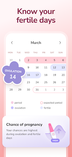 Period Tracker and Calendar screenshot 4