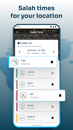 Qibla Compass with Salah Time screenshot 12