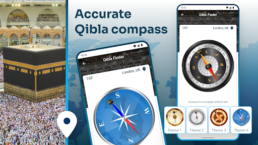 Qibla Compass with Salah Time screenshot 9