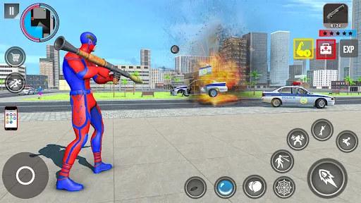 Rope Action City Fighting Game screenshot 12