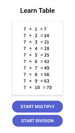 Times Table - Learn Math screenshot 2