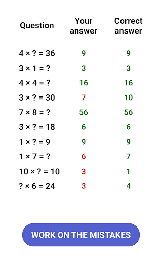 Times Table - Learn Math screenshot 20