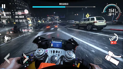 Traffic Bike Rider Rush screenshot 13