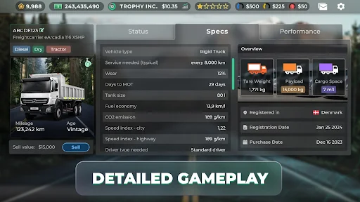 Truck Manager - 2027 screenshot 6