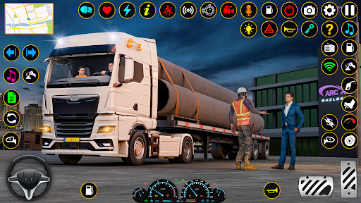 Truck Simulator: 3D Truck Game screenshot 1