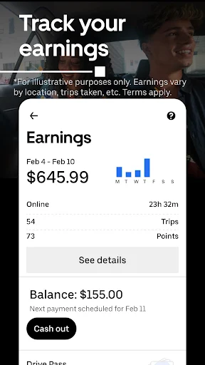 Uber - Driver: Drive & Deliver screenshot 8