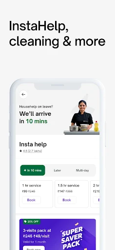 Urban Company: InstaHelp &more screenshot 2