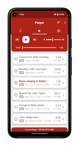 Voice Recorder Pro screenshot 2