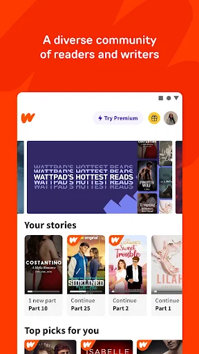 Wattpad - Read & Write Stories screenshot 2