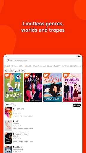 Wattpad - Read & Write Stories screenshot 9