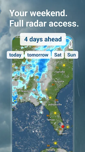 Weather & Radar Forecast screenshot 2