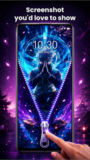 Zipper Lock Screen Customizer screenshot 2