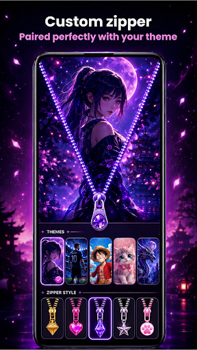 Zipper Lock Screen Customizer screenshot 5