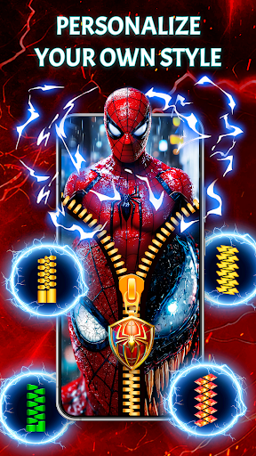 Zipper Lock Screen, Wallpapers screenshot 4